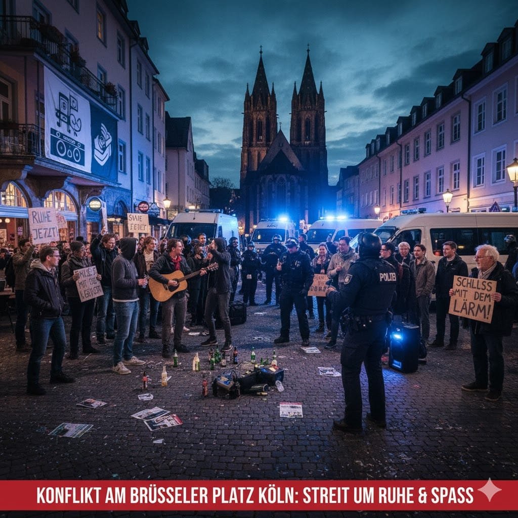 Конфликт на Брюссельской площади в Кёльне