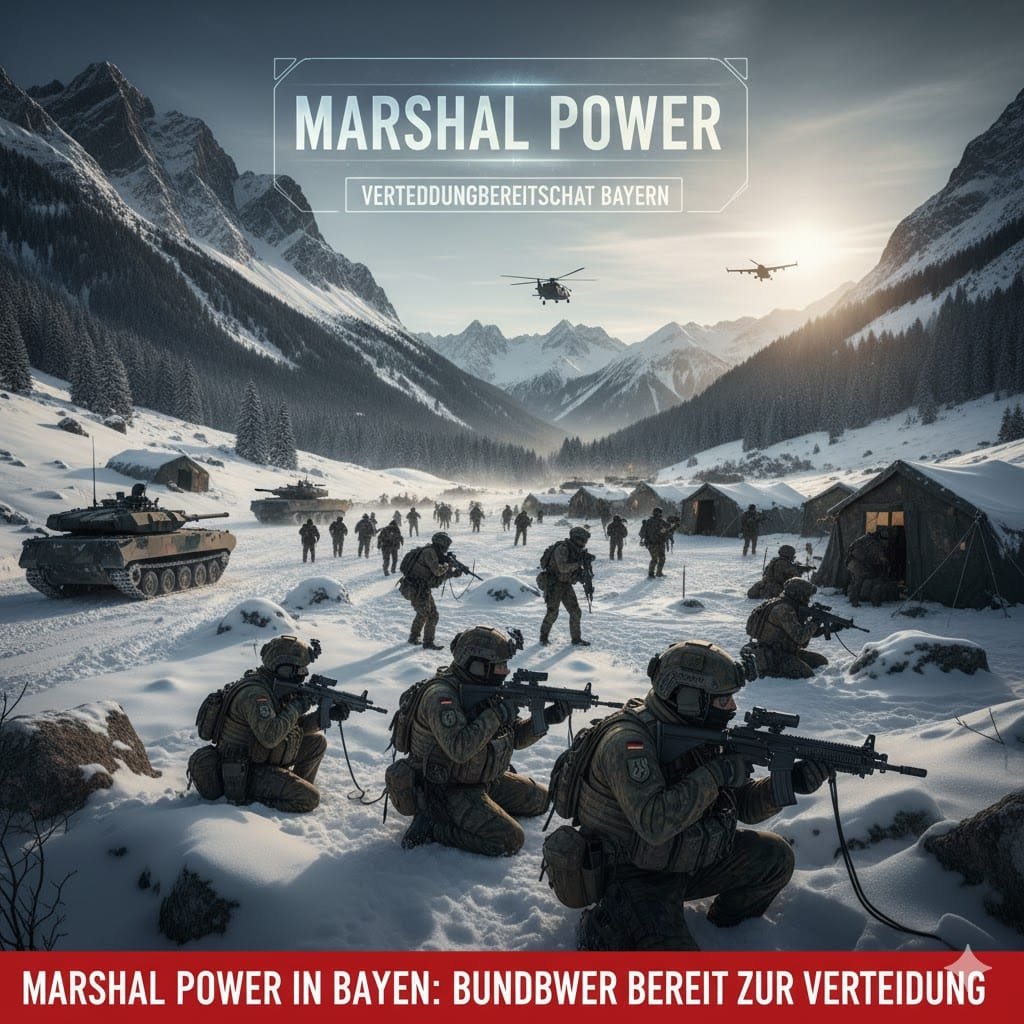 Учения Бундесвера "Marshal Power" в Баварии