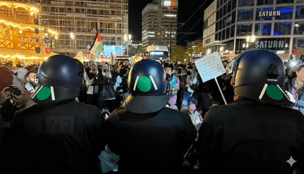 преступления Берлин Израиль Палестина 2025