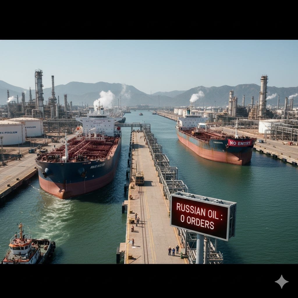 Индия прекратила закупки российского нефти: новые санкции ударили по Путину