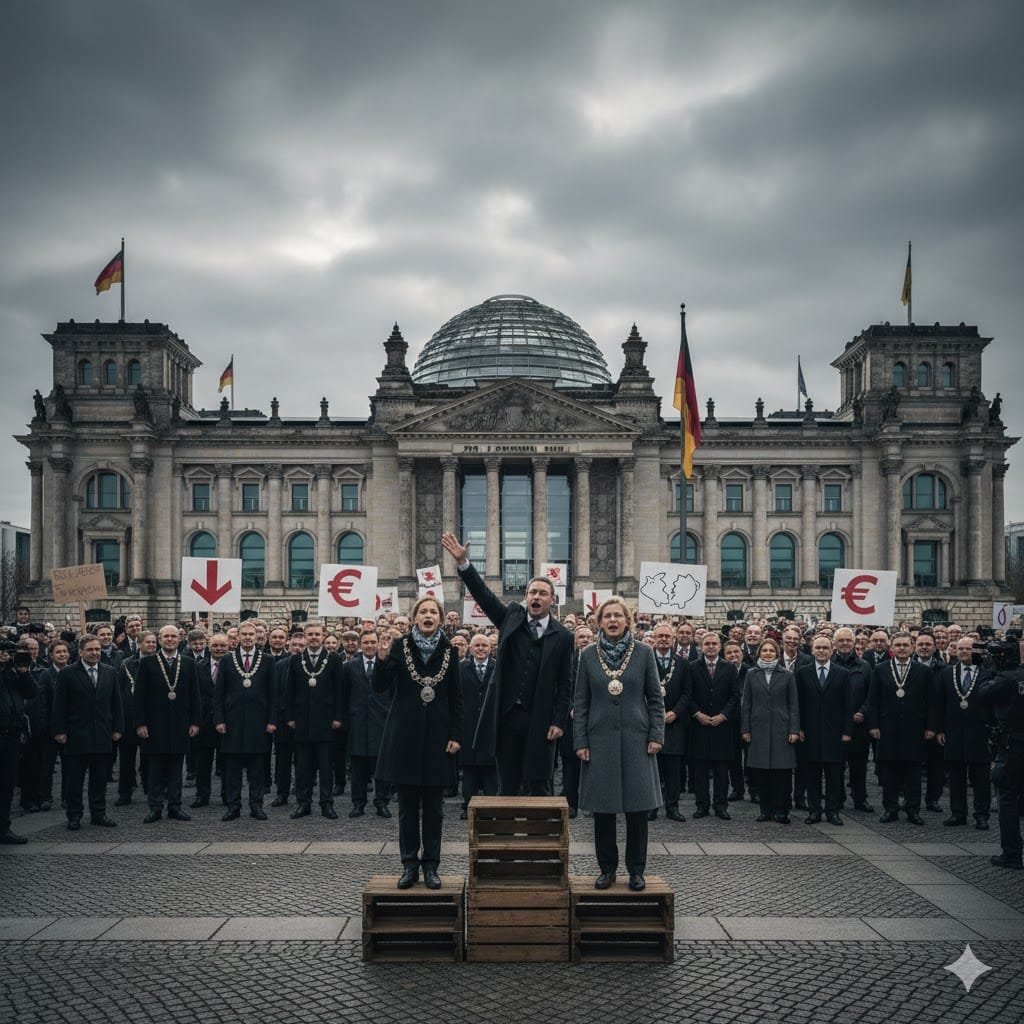 Финансовый кризис в Германии: мэры требуют действий от правительства