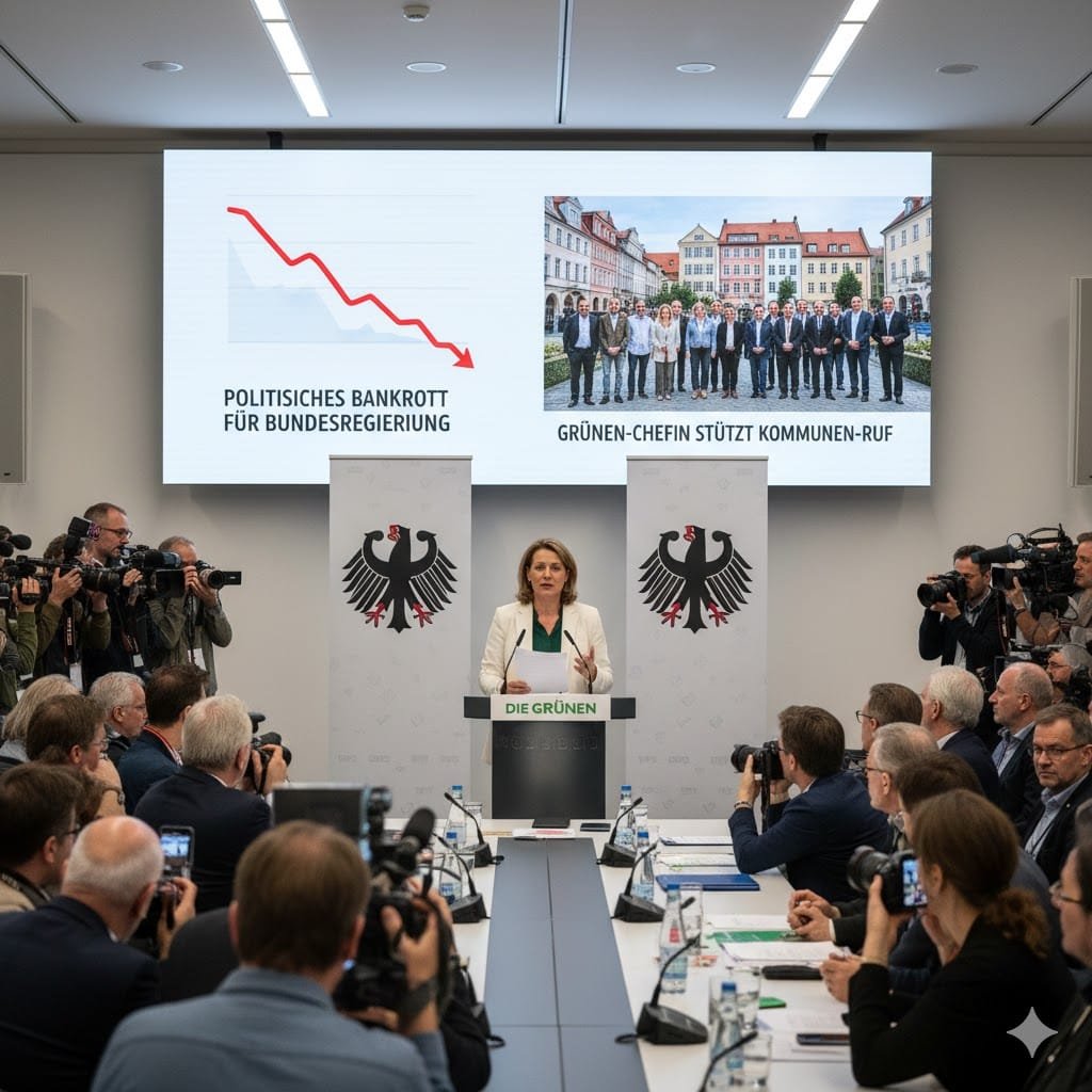 Политическое банкротство для федерального правительства: Лидер партии «Зеленые» поддерживает призыв коммун