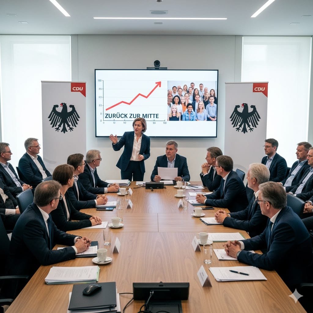 Корректировка курса CDU: Группа в партии требует возвращения к центристским позициям