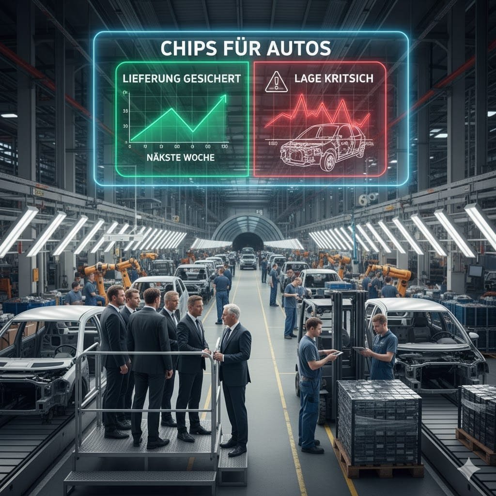 Чипы для автомобилей: VW гарантирует поставки чипов на следующей неделе, но ситуация остается напряженной