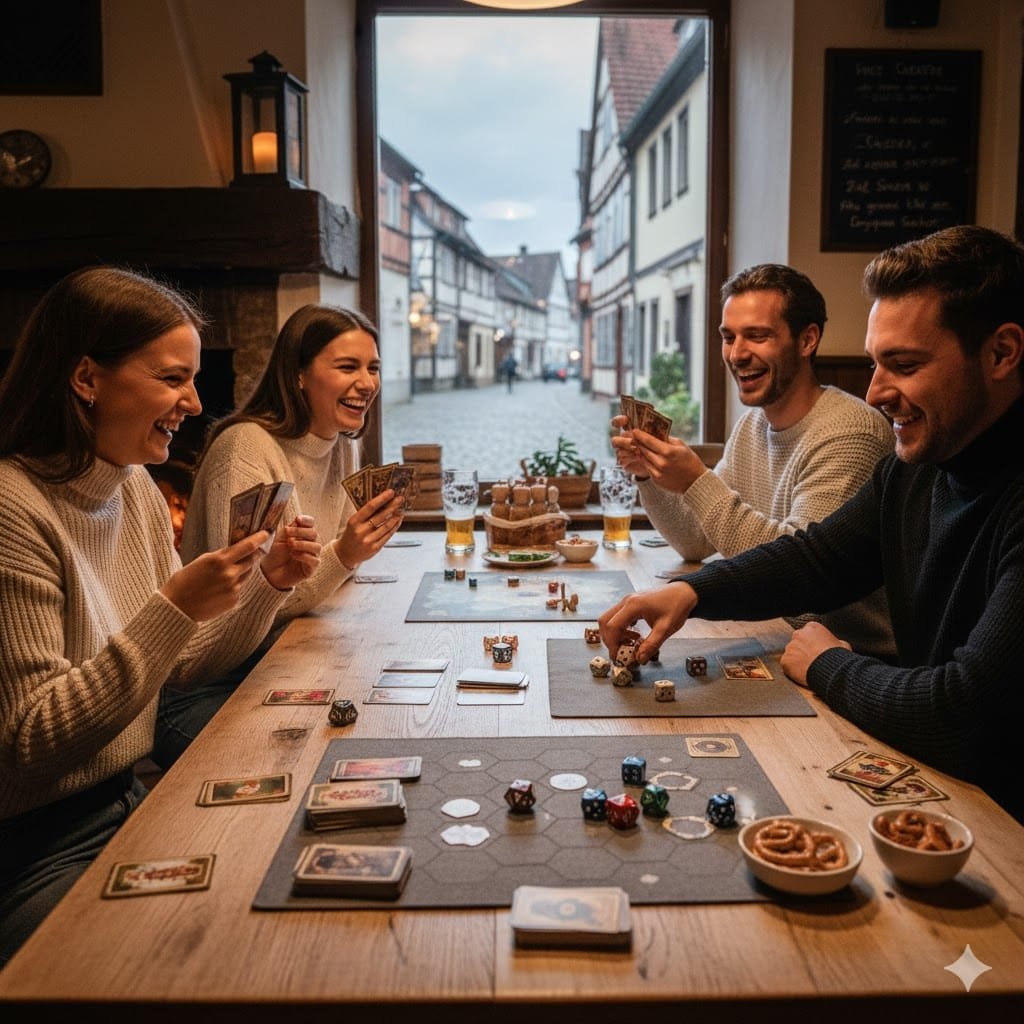 Настольные игры: популярность игр с кубиками и картами в Германии растет