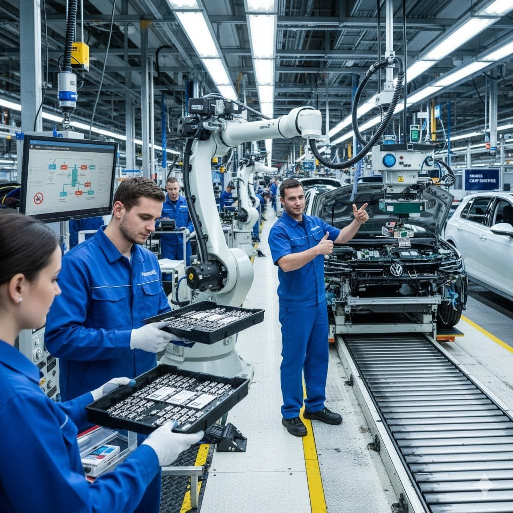 **SEO-заголовок: Отсутствие чипов Nexperia: производство VW временно не остановится**