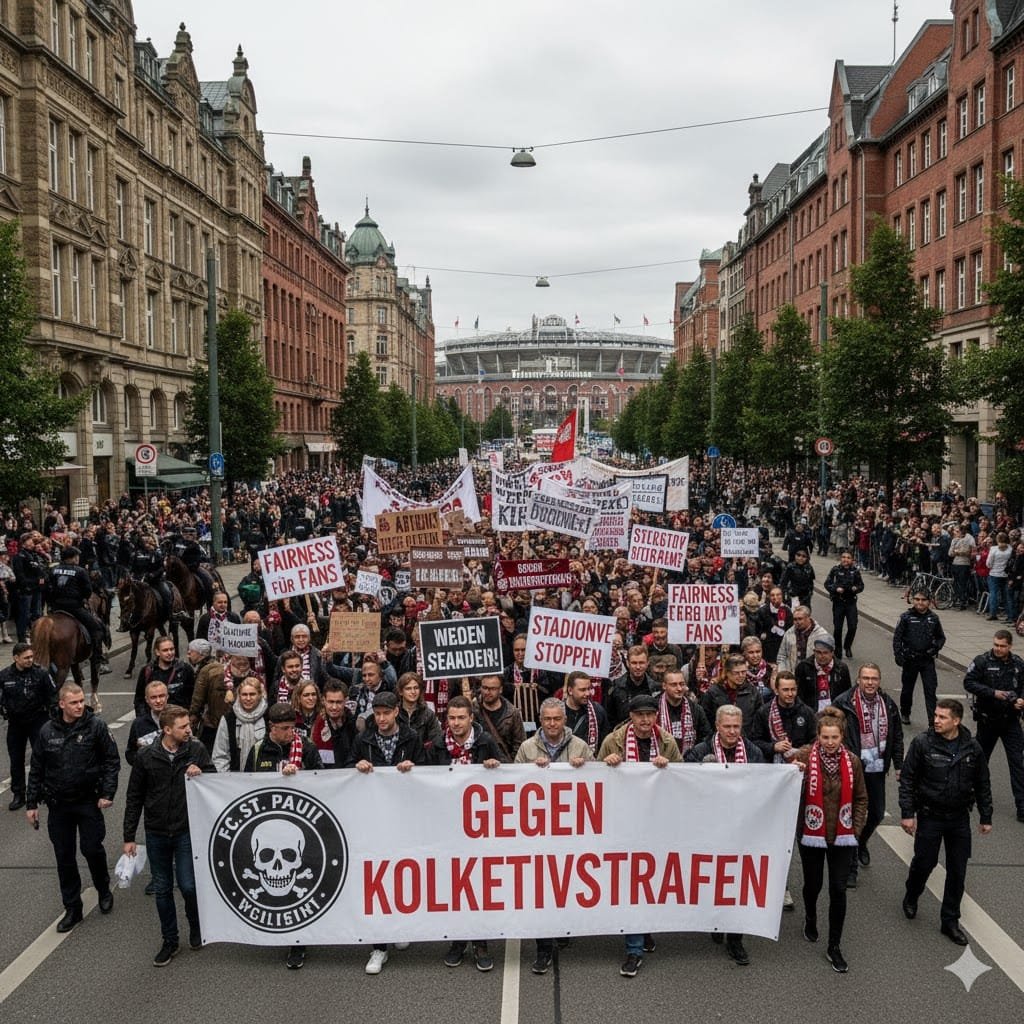 **SEO-заголовок:** Клуб FC St. Pauli осуждает коллективные наказания: протест после инцидента с фанатами в Ганновере