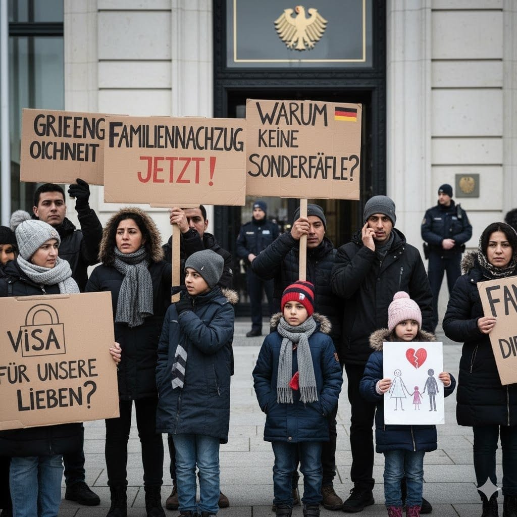 Визы для семейного воссоединения в Германии: почему еще не выданы визы для особых случаев
