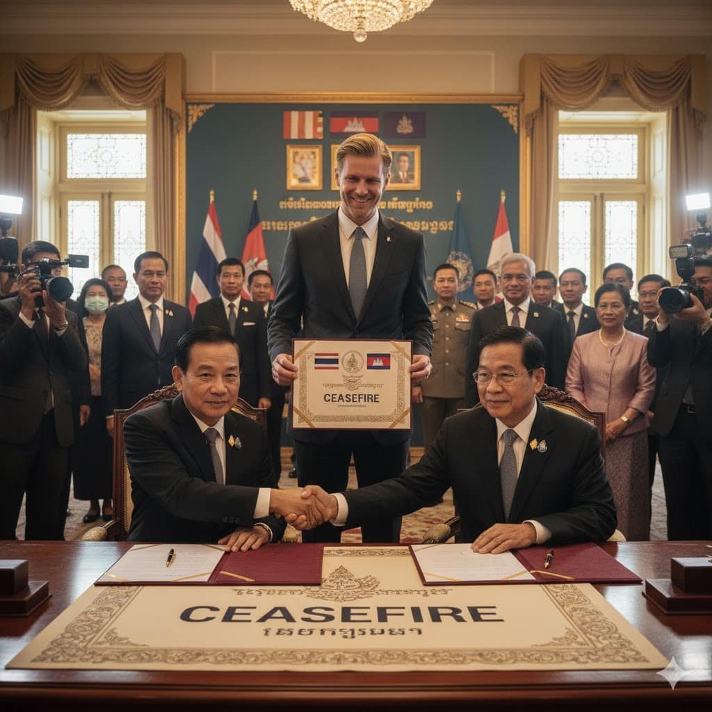 **SEO-заголовок: Мирное соглашение между Таиландом и Камбоджей: страны подписали договор о прекращении огня**
