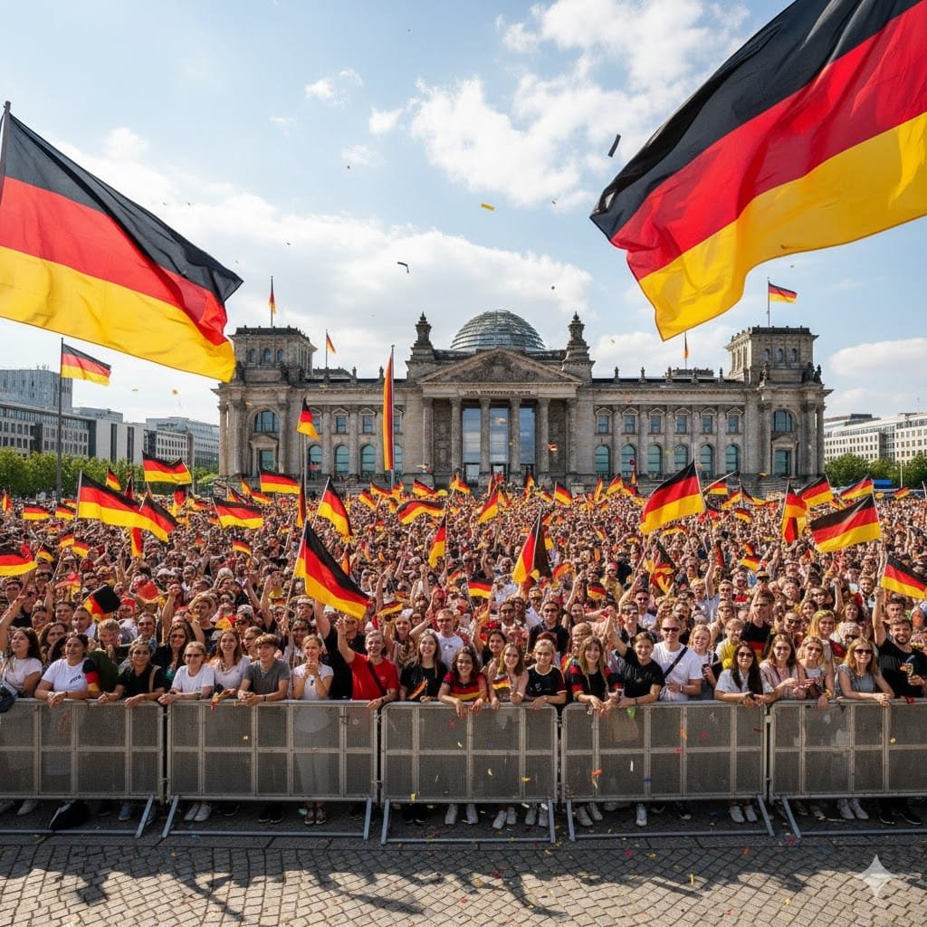 Черно-красно-золотые флаги в Германии: Государственная защита начинает расследование