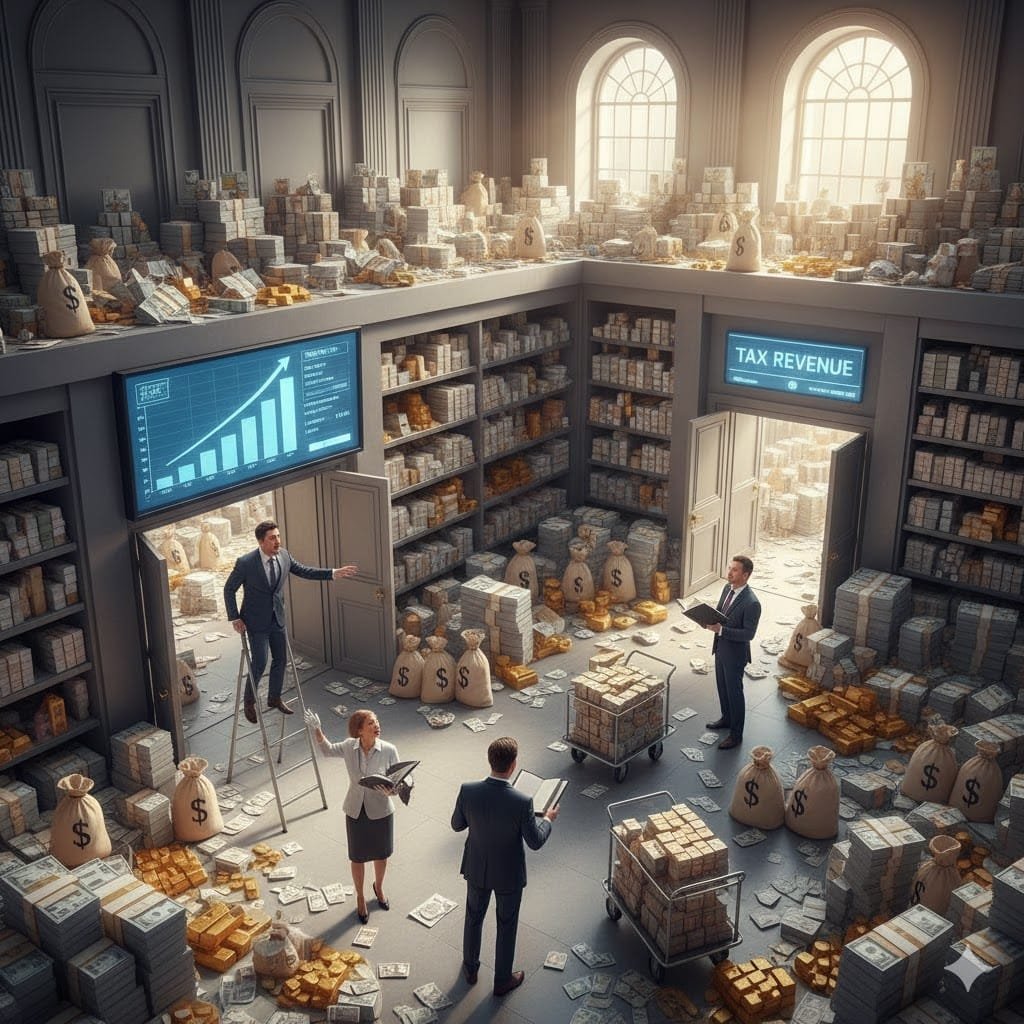 Рекордные налоговые поступления: налогоплательщик выжат как апельсин