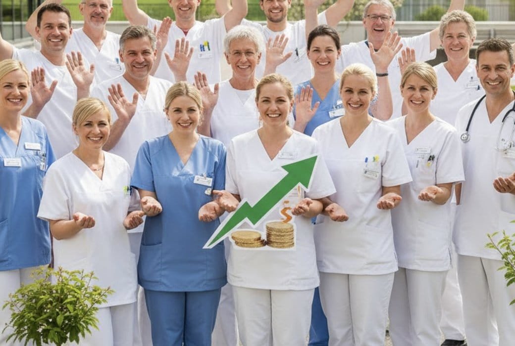 Заработная плата медперсонала в Германии: значительное увеличение и его последствия