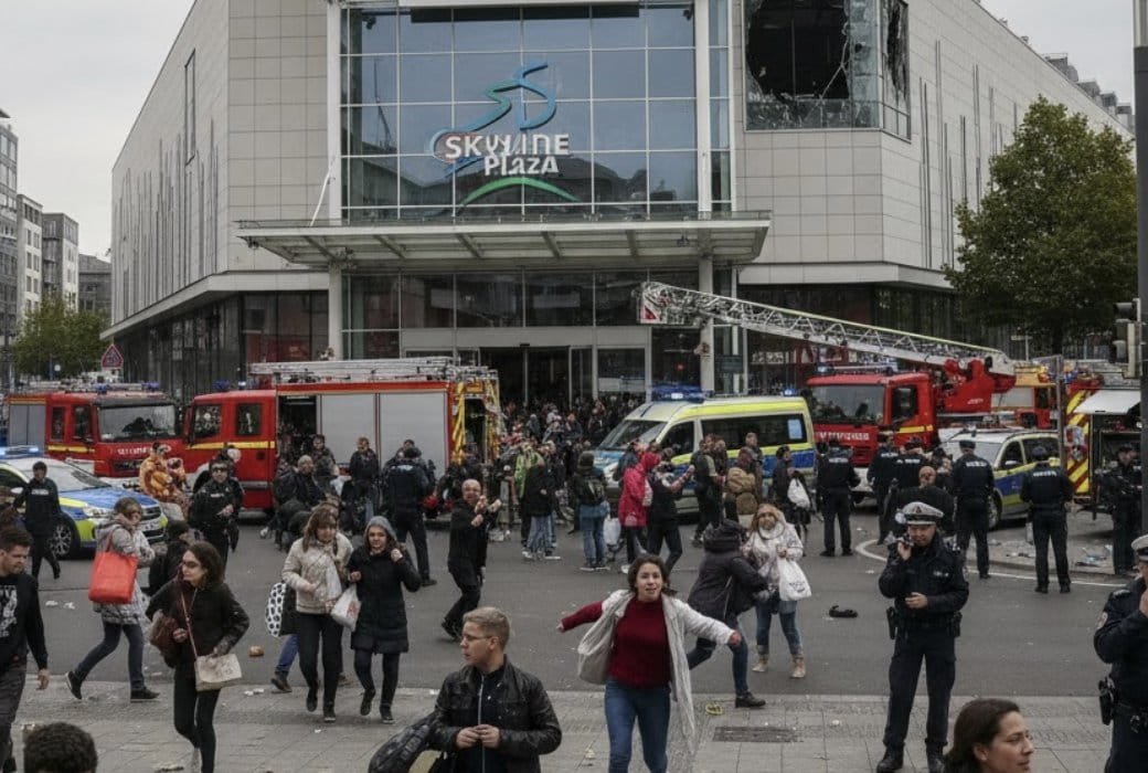 Срочные новости: Торговый центр во Франкфурте эвакуирован после сообщений о звуках взрывов