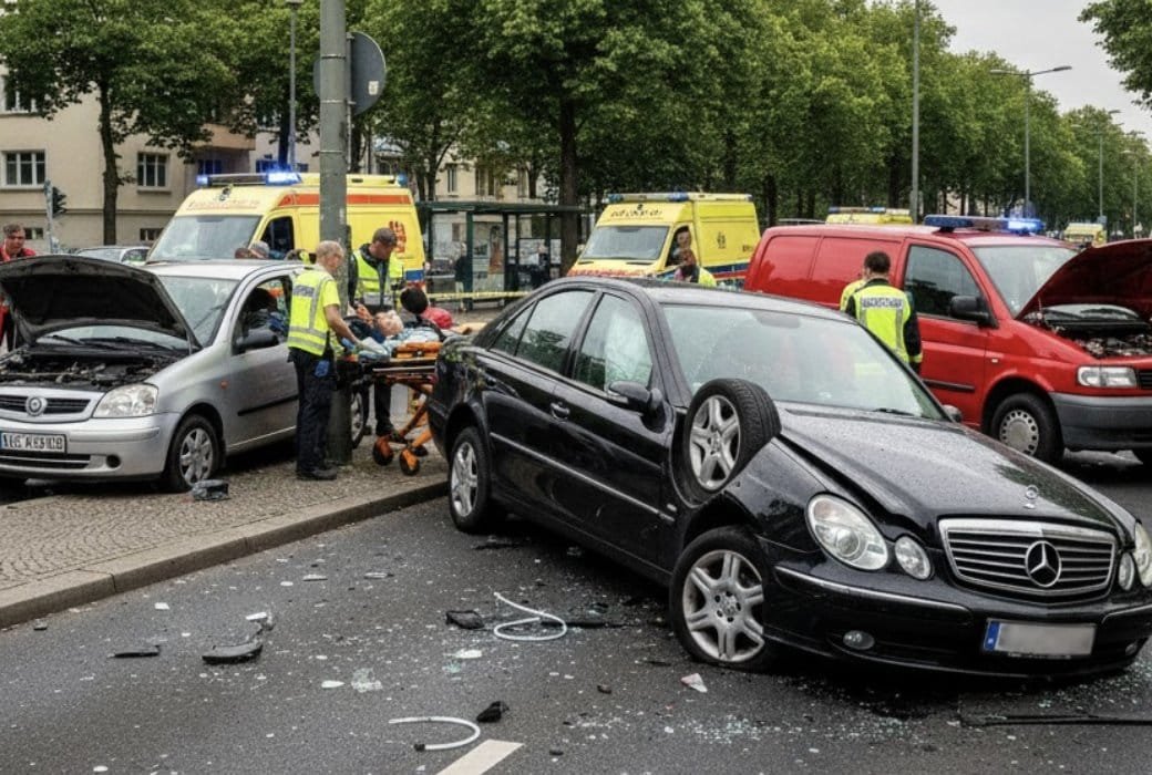 Дорожно-транспортное происшествие в Берлине: Семь пострадавших после аварии на Меркишской аллее