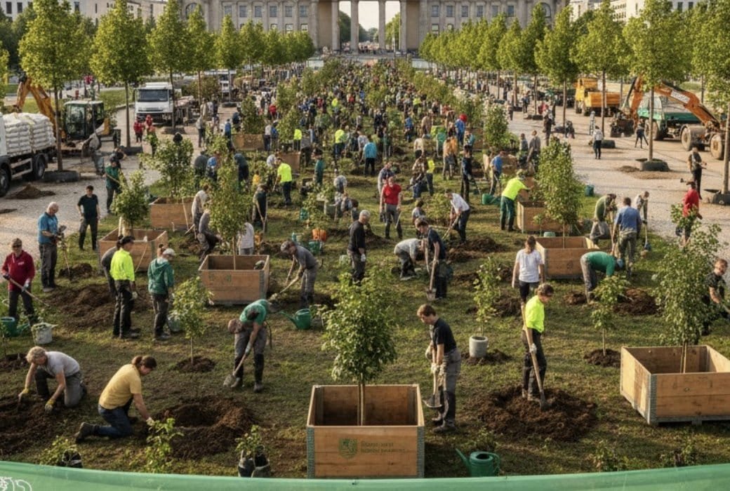 Берлин инвестирует миллиарды евро из специального фонда на высадку деревьев