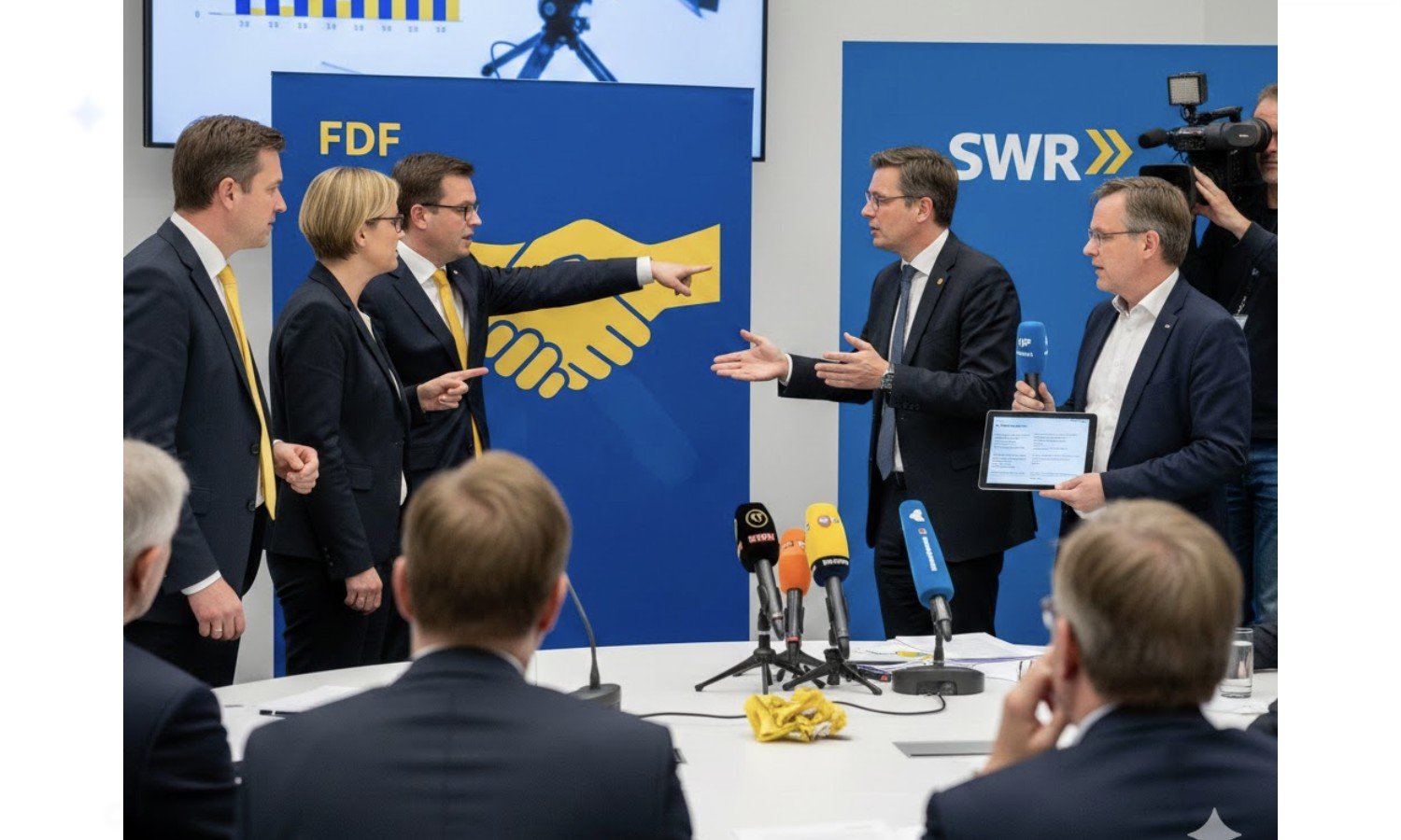 FDP und SWR: Eskalation im Streit um Wahlberichterstattung