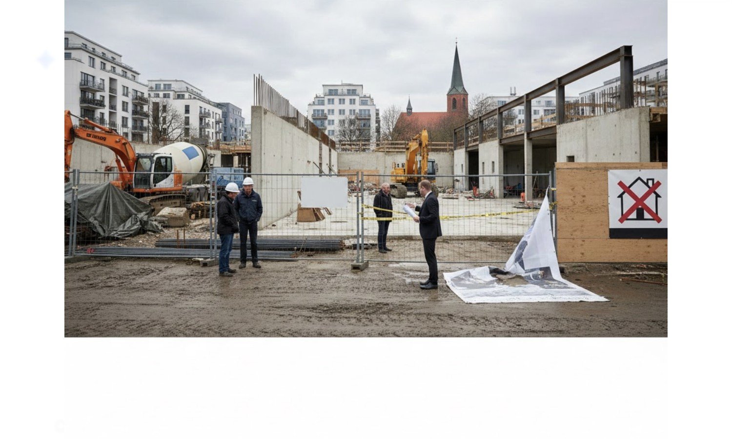 Судебное препятствие для строительства Flüchtlingsheim в Берлине