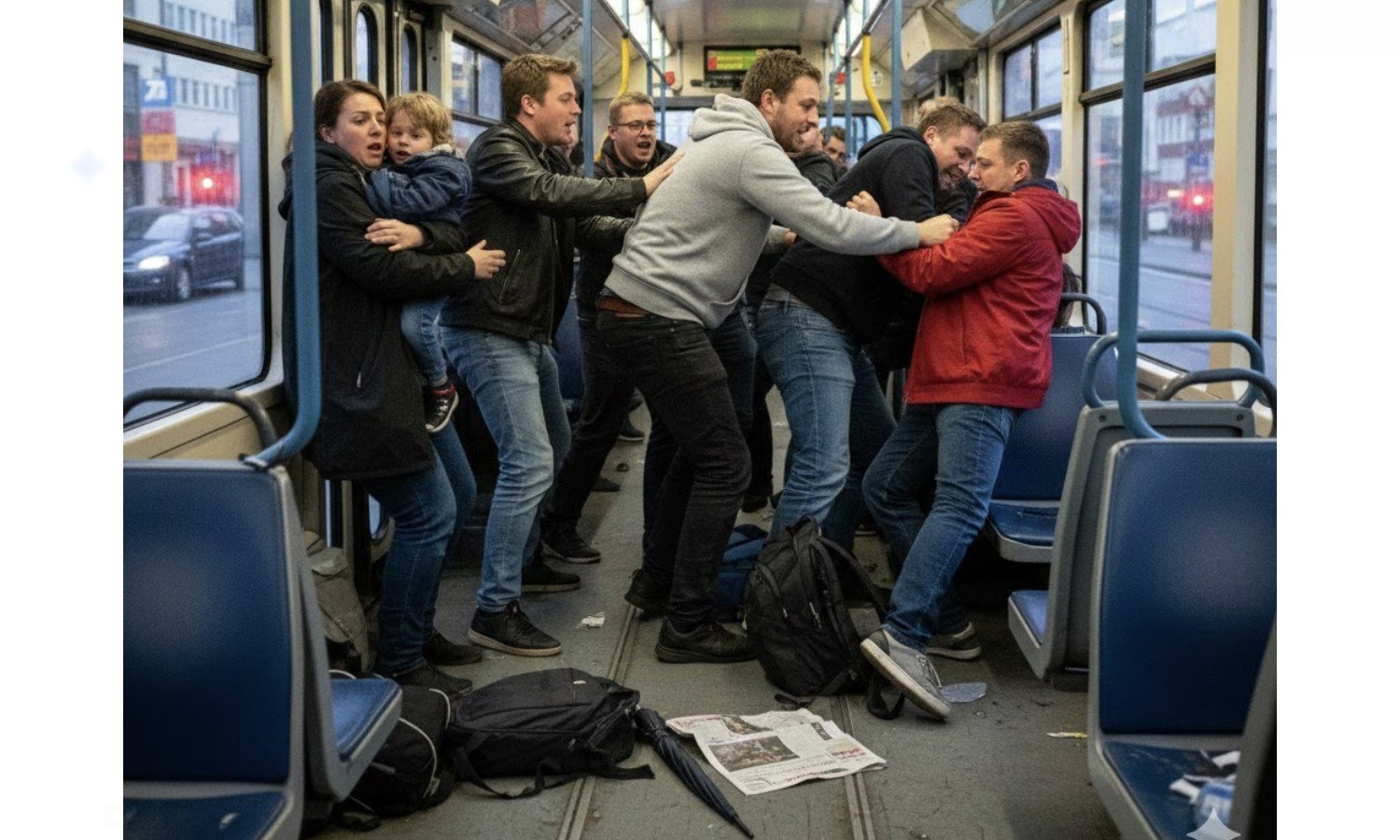 Эскалация насилия в общественном транспорте: инцидент в Хемнице