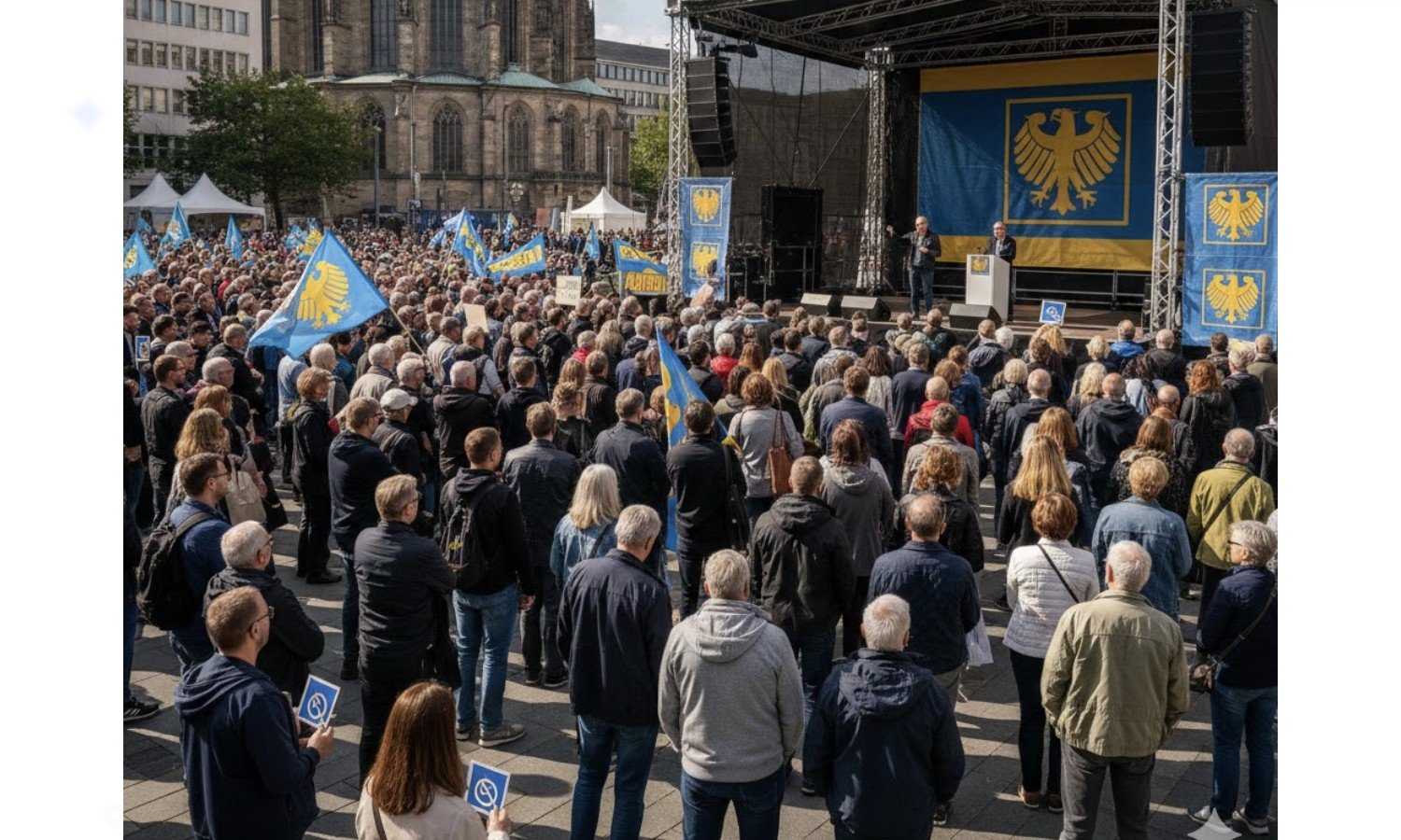 Партия AfD сохраняет стабильные позиции, несмотря на скандал