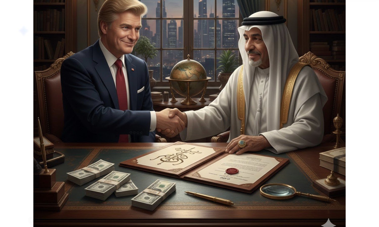 Тайный миллионный контракт Трампа с эмиратским шейхом