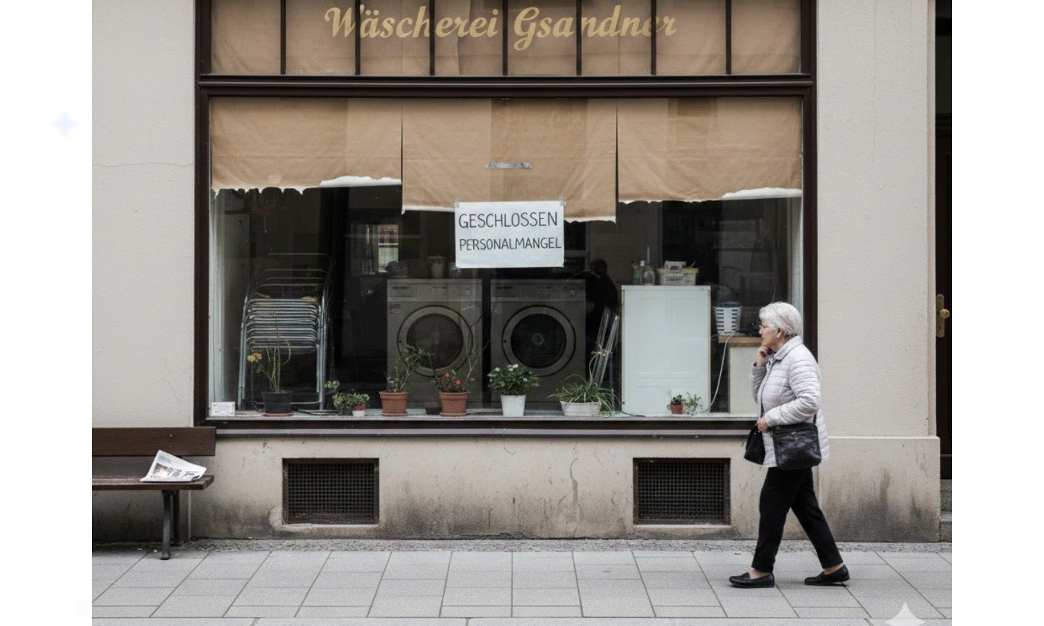 Закрытие Wäscherei Gsandner в Мюнхене: последствия нехватки персонала