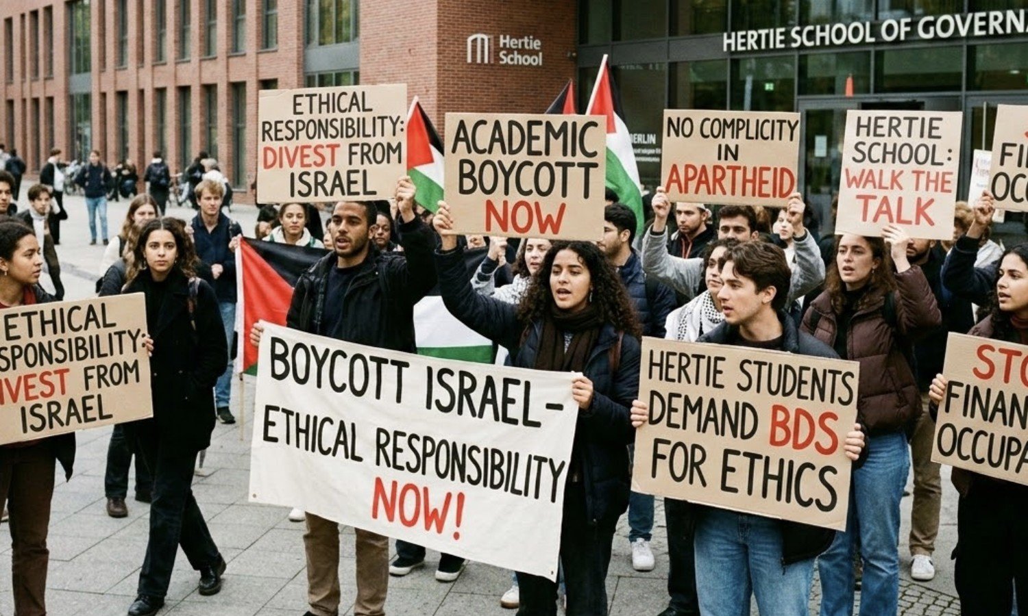 Студенты Hertie School требуют бойкота Израиля из «этической ответственности»