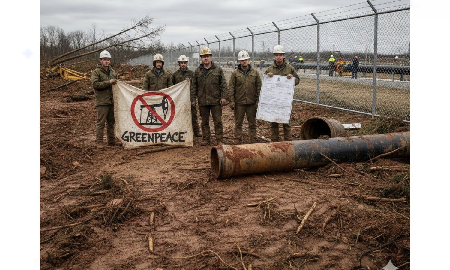 Greenpeace обязана выплатить 345 миллионов долларов ущерба из-за протестов против нефтепровода