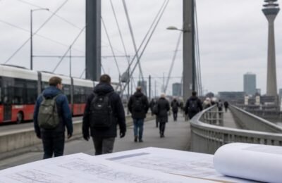 Дюссельдорф транспорт: Дюссельдорф: Rheinbahn объяснила решение по Heuss-Brücke