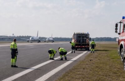 Дрезден транспорт: Дрезден: Flughafen musste очищать полосу после инцидента, рейс отменён