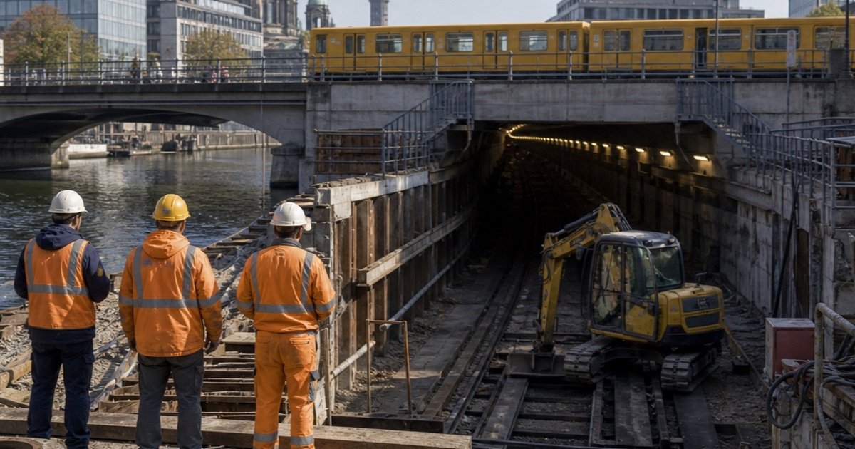 Берлин транспорт: Берлин: BVG начинает Neubau Waisentunnel для стабильности U-Bahn Берлин транспорт: Берлин: BVG начинает Neubau Waisentunnel для стабильности U-Bahn