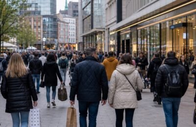 Гамбург экономика: Гамбург Innenstadt: посетителей остаётся много несмотря на Westfield
