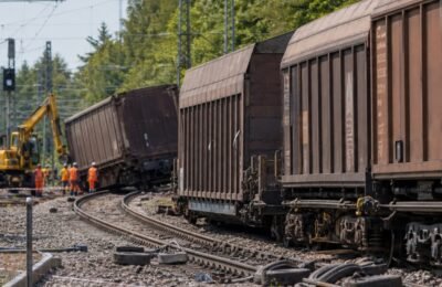 Deutsche Bahn: Deutsche Bahn: Güterzug entgleist, Strecke Friedberg-Hanau länger gesperrt