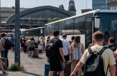 транспорт в Германии: Транспорт в Германии: на севере важный узел встал, пассажиров переводят на Ersatzbusse