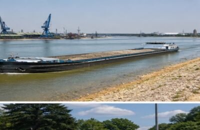 экономика Германии: Экономика Германии: из-за низкой воды на Рейне топливо дорожает на западе страны
