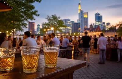 Вечерний фестиваль Apfelweinfest во Франкфурте