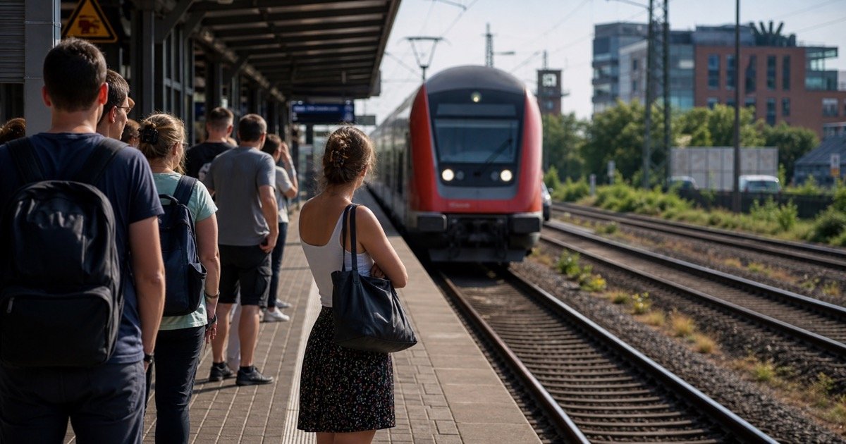 Пассажиры S-Bahn Hannover на фоне летних ограничений движения Пассажиры S-Bahn Hannover на фоне летних ограничений движения