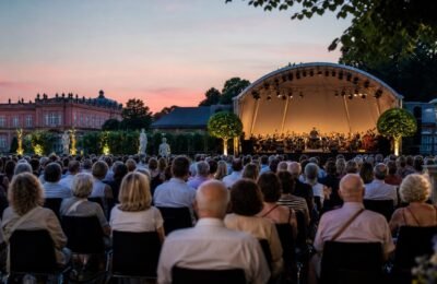 Летний вечер в Gartentheater в Ганновере