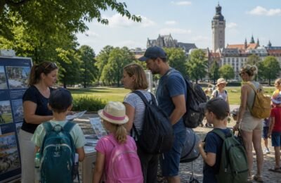 Семейные летние маршруты по Ferienpass в Лейпциге