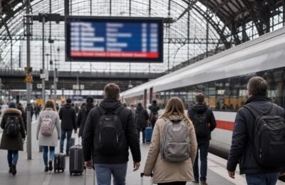 Задержки поездов Deutsche Bahn на фоне европейских сравнений