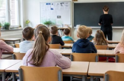 Класс перед началом учебного года в Германии