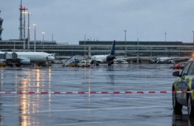 Гамбург: Гамбург: из-за подозрения на дрон в аэропорту временно остановили рейсы
