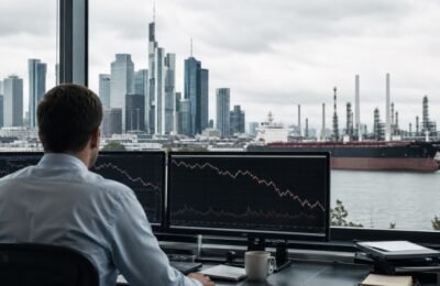 Экономика Германии: трейдер следит за DAX на фоне роста нефтяных цен
