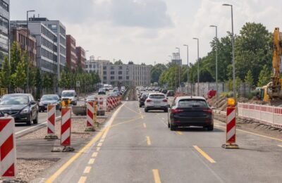 Нюрнберг: Нюрнберг: на Frankenschnellweg обновили схему объезда
