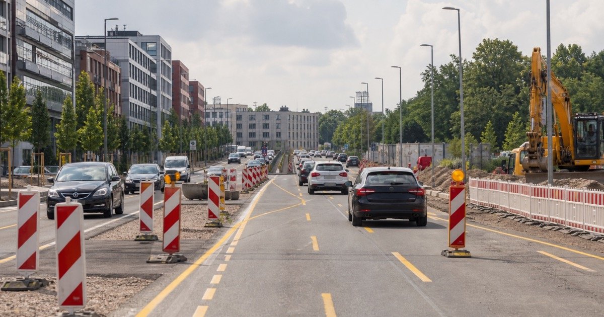 Нюрнберг: Нюрнберг: на Frankenschnellweg обновили схему объезда Нюрнберг: Нюрнберг: на Frankenschnellweg обновили схему объезда