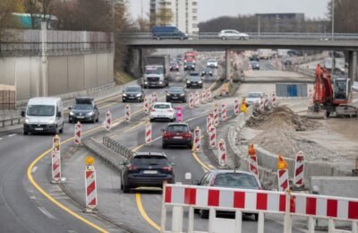 Нюрнберг: Нюрнберг: на Frankenschnellweg стартуют две стройки и меняют дорожный ритм