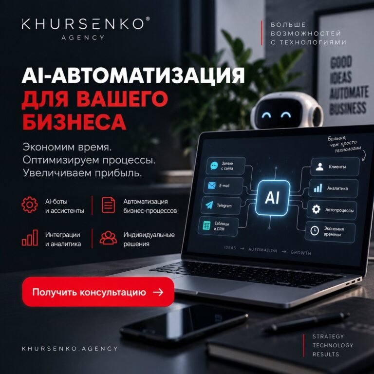AI-автоматизация для бизнеса от Khursenko Agency