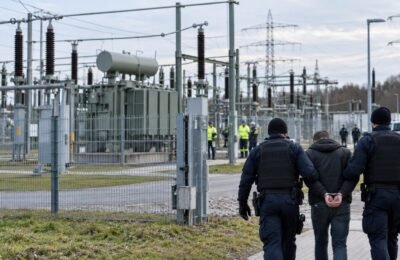 Политика Германии: охрана энергоинфраструктуры у подстанции