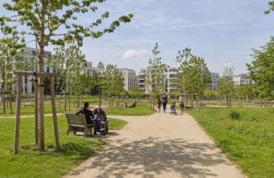 Schönhofpark во Франкфурте: новая зеленая зона в Bockenheim