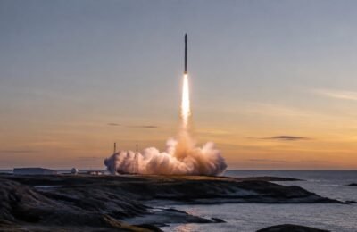 Немецкая ракета Spectrum стартует с космодрома в Норвегии