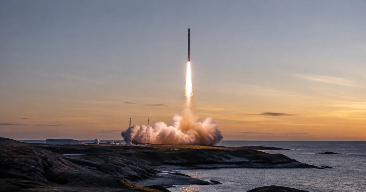 Немецкая ракета Spectrum стартует с космодрома в Норвегии Немецкая ракета Spectrum стартует с космодрома в Норвегии